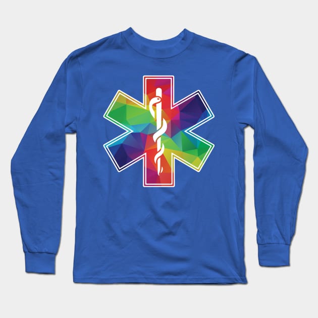 Star of Life- Gemoetric Long Sleeve T-Shirt by Sharayah